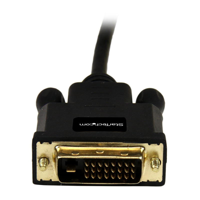 StarTech MDP2DVIMM6B 6ft (1.8m) Passive mDP 1.2 to DVI-D Single Link Cable